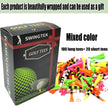 SWINGTEK 120 Pack Plastic Golf Tees,Contain 100 pcs 3-1/4 Inch Unbreakable Long Tees and 20 Short Tees,Mixed Color,Frictional Resistance Reduction 🍁 All In One Marketplace Canada