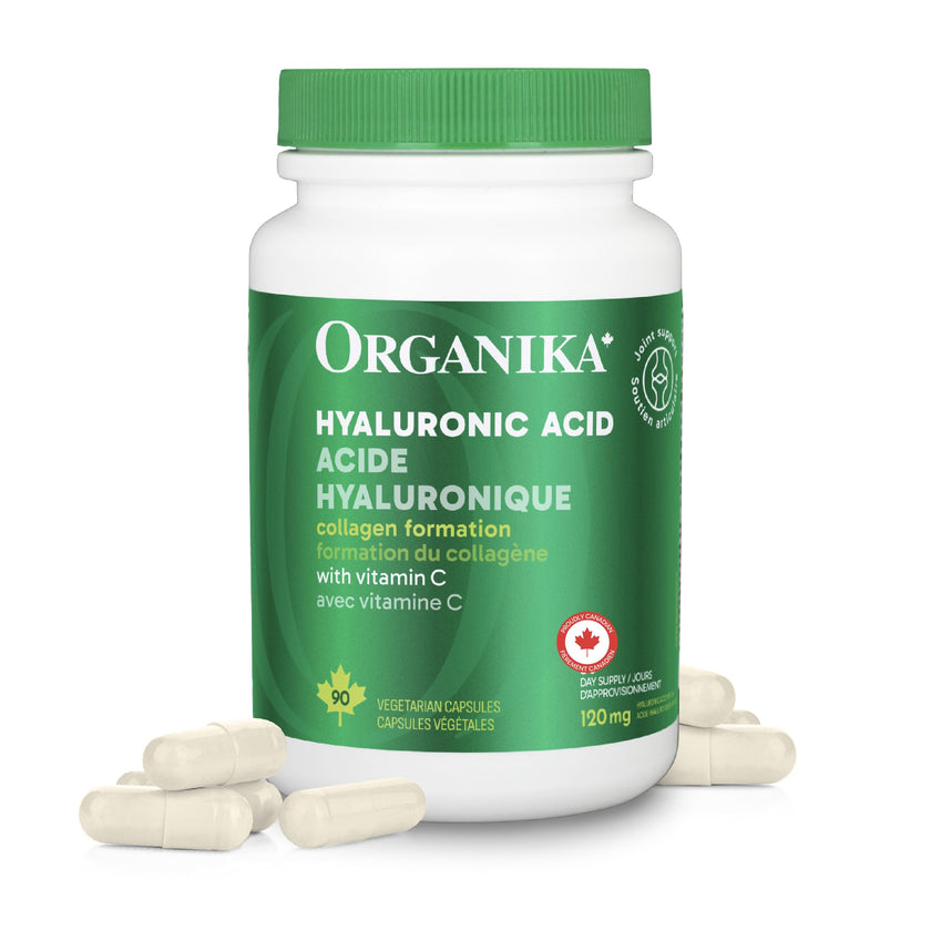 Organika Canadian-Made Hyaluronic Acid With Vitamin C 90 Vcaps 🍁 All In One Marketplace Canada