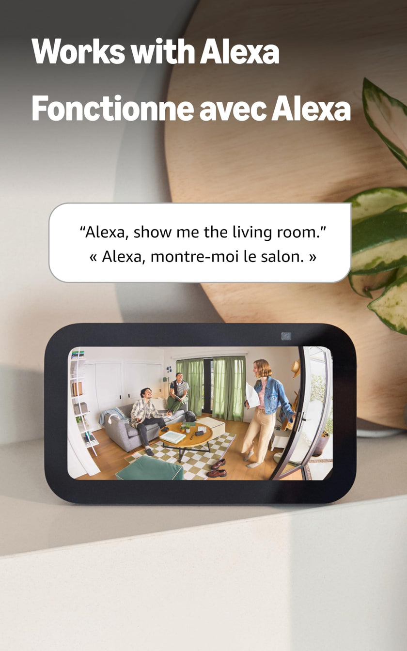 Ring Pan-Tilt Indoor Cam | See all around with 360° pan coverage, HD video, plus Two-Way Talk (2024 release) | Black 🍁 All In One Marketplace Canada