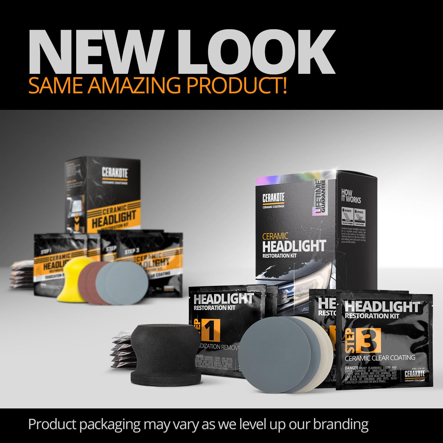 CERAKOTE® Ceramic Headlight Restoration Kit – Guaranteed To Last As Long As You Own Your Vehicle – Brings Headlights back to Like New Condition - 3 Easy Steps - No Power Tools Required 🍁 All In One Marketplace Canada