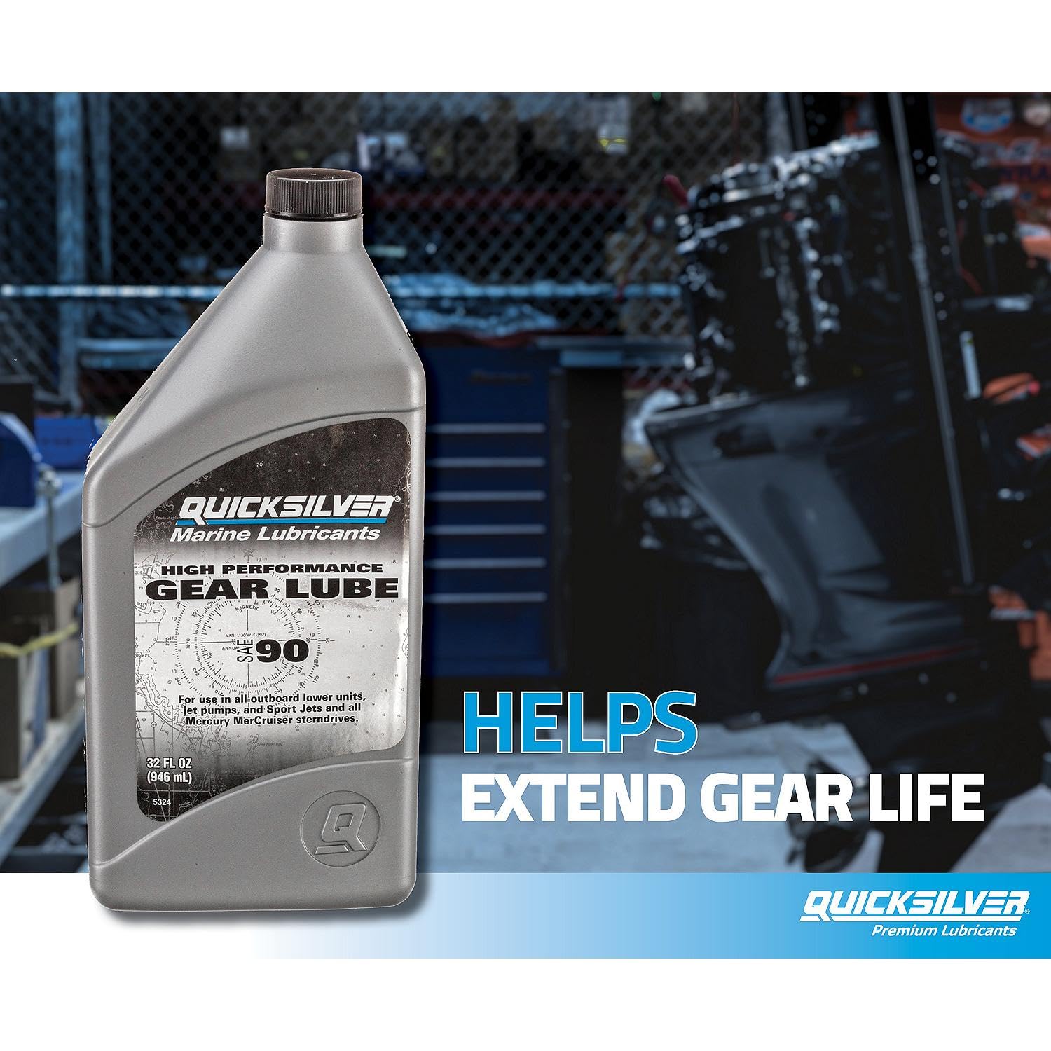 Quicksilver 92-858064Q01 High Performance Gear Lube 🍁 All In One Marketplace Canada