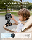 SWEETFULL Portable Stroller Fan, Pinch-Proof Baby Fan, 5-Speed Quiet Mini Clip on Fan, USB-C Rechargeable Battery, LED Display for Car Seat, Crib & Travel - Black 🍁 All In One Marketplace Canada