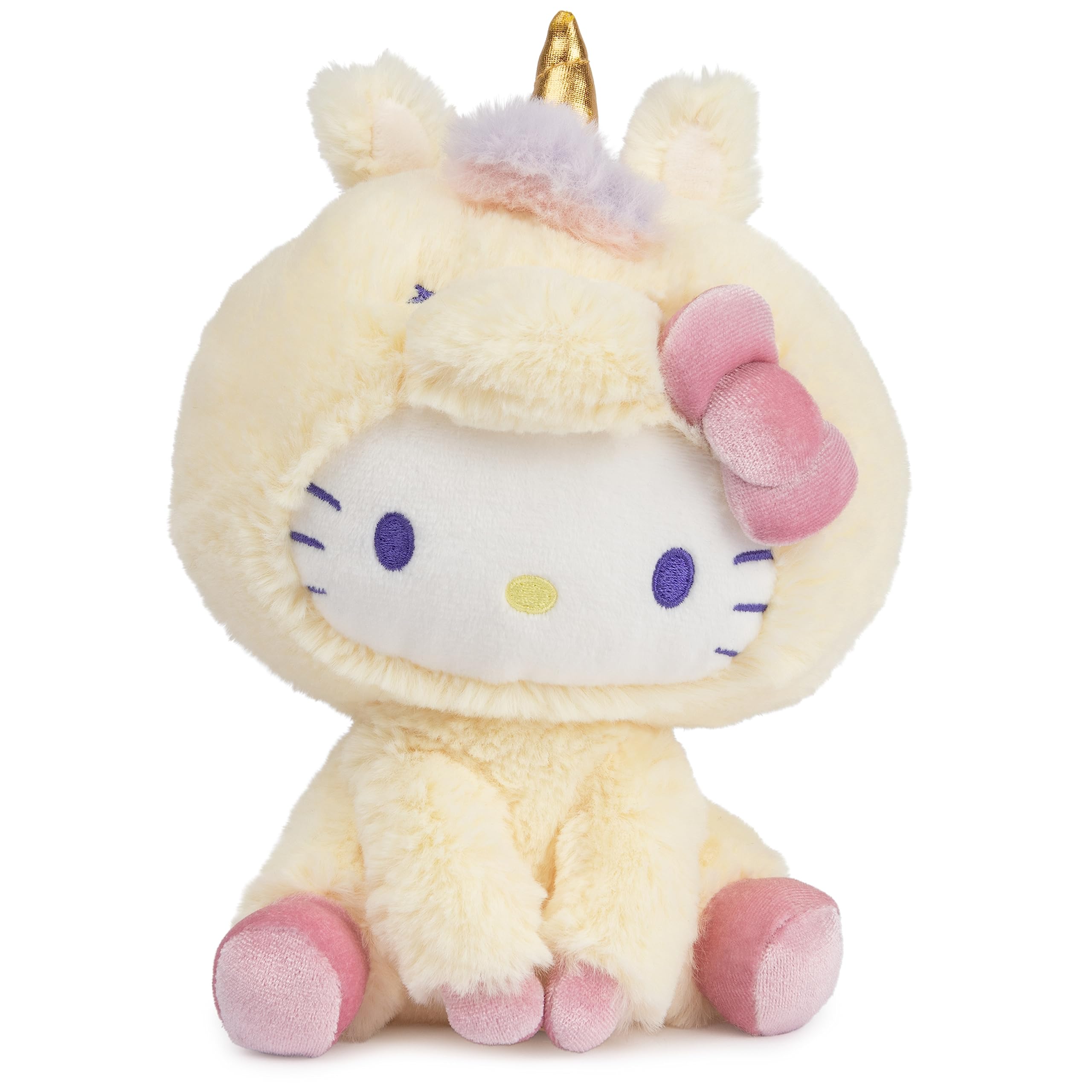 GUND Sanrio Hello Kitty Unicorn Plush Toy, Premium Stuffed Animal for Ages 1 and Up, Yellow, 6” 🍁 All In One Marketplace Canada