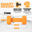 Yes4All Dumbbell Neoprene, poids et haltere, Weight Set, Hand Weights for Women, Dumbbells Pair, Free Weights (D. Orange - 15lbs) 🍁 All In One Marketplace Canada