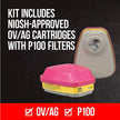 3M Pro Quick Latch Half Facepiece Reusable Respirator All-in-One Kit, Multi-purpose, M (1 Mask and 1-pair Cartridges) 🍁 All In One Marketplace Canada