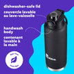 bubba Trailblazer Stainless Steel Water Bottle with Push Button Lid, 40 oz (1.18 L), Vacuum-Insulated, Rubberized Licorice 🍁 All In One Marketplace Canada