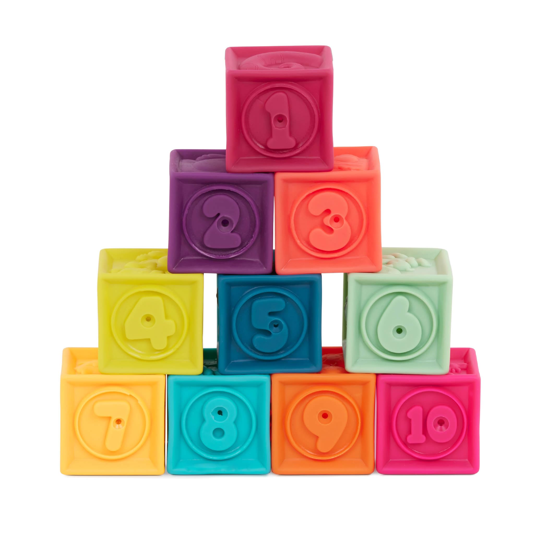 B. toys One Two Squeeze, 10 Soft Stacking Blocks, Blocks - 2, Baby 🍁 All In One Marketplace Canada