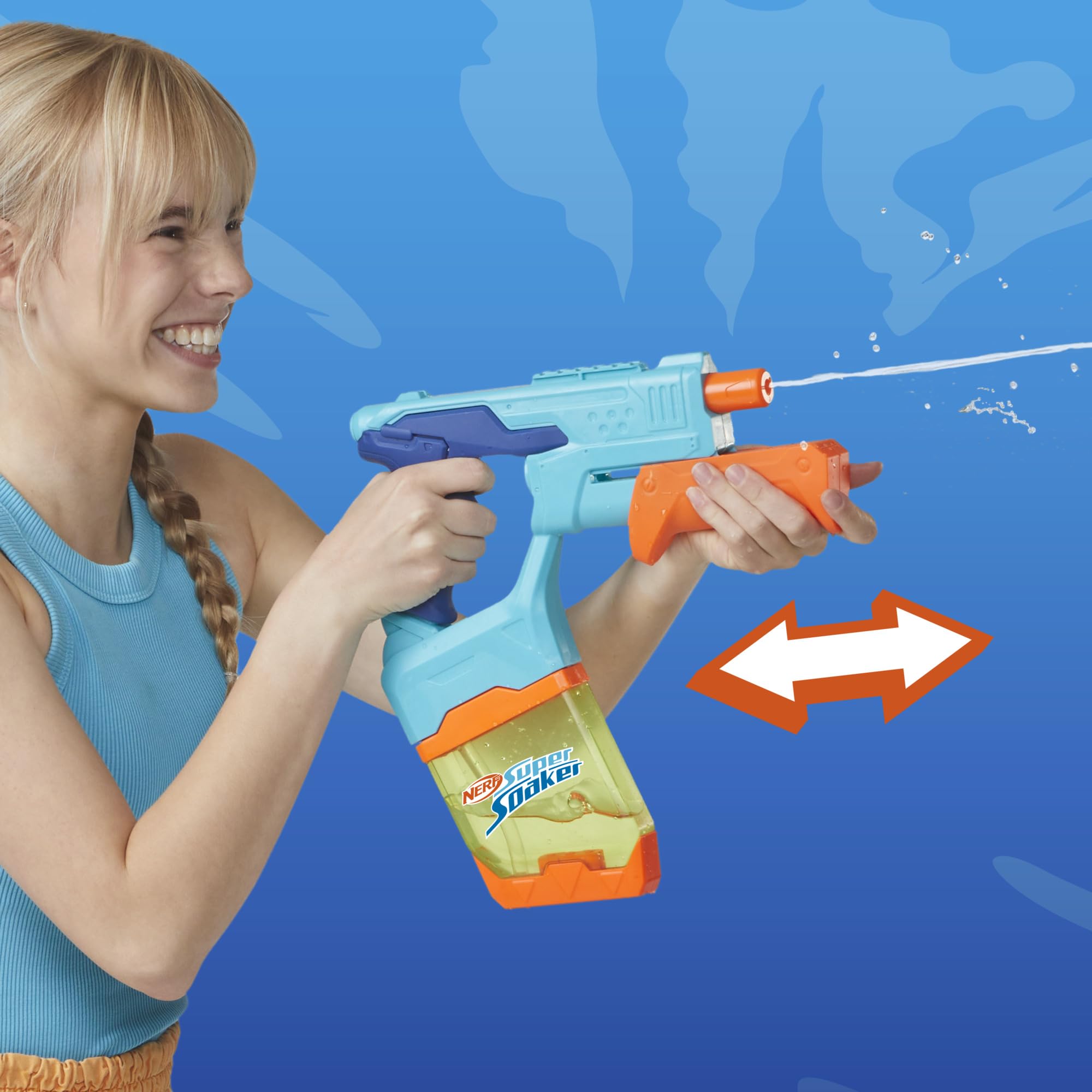 Nerf Super Soaker Dunk-Fill 2-Pack, 2 Water Blasters, Easy Instant Fill Tanks, Just Dunk & Go, 10.1 Fluid Ounce Tanks, Water Toys, Ages 6+ 🍁 All In One Marketplace Canada