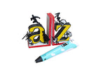 SCRIB3D P1 3D Printing Pen with Display - Includes 3D Pen, 3 Starter Colors of PLA Filament, Stencil Book + Project Guide, and Power Adapter 🍁 All In One Marketplace Canada