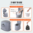 VEVOR Portable Toilet for Camping, Porta Potty with 1.3 Gal Detachable Inner Bucket & Removable Paper Holder, Commode with Dual Lids, Travel Toilet for Adults Kids Outdoor Camping Car Long Road Trips 🍁 All In One Marketplace Canada