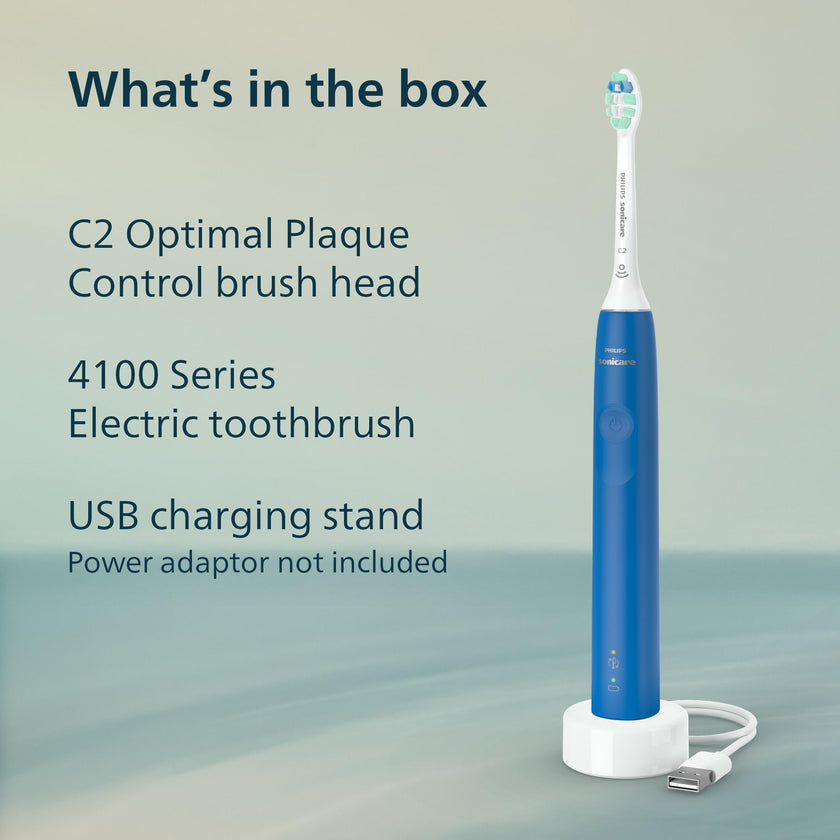 Philips Sonicare 4100 Rechargeable Electric Toothbrush, Azure Blue, HX3681/27 🍁 All In One Marketplace Canada