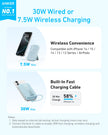 Anker Zolo Magnetic Power Bank, 10,000mAh Wireless Portable Charger with 30W Max Fast Charging, Battery Pack with Built-in USB-C Cable and Adjustable Stand, for iPhone 16/15 Series, AirPods, and More 🍁 All In One Marketplace Canada