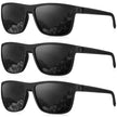 KALIYADI Polarized Sunglasses Men, Lightweight Mens Sunglasses Polarized UV Protection Driving Fishing Golf (Black/Black/Black) 🍁 All In One Marketplace Canada