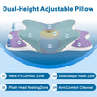 Sleep Apnea Pillow with Neck Pain & Snoring Relief -Orthopedic Cervical Pillow, Ergonomic Contour Memory Foam Pillow for Side,Back,Stomach Sleepers,Dreamers (Gray, Queen Size) 🍁 All In One Marketplace Canada