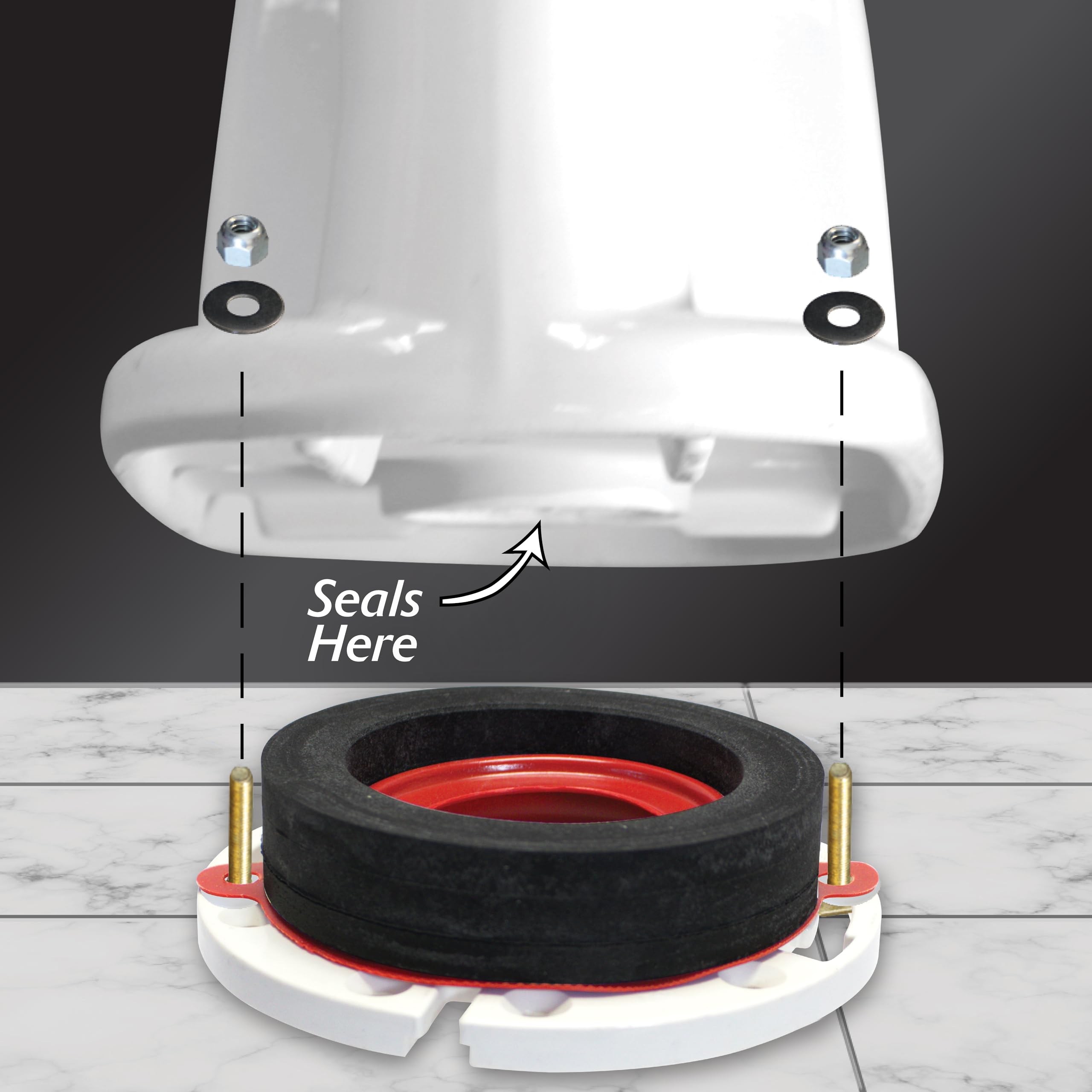 Korky 6000BP Toilet Wax Free 3