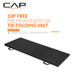 CAP Barbell Folding Exercise Mat – Durable, Anti-Tear, Thick Padding for Fitness, Aerobics, Gymnastics & Home Workouts. 72
