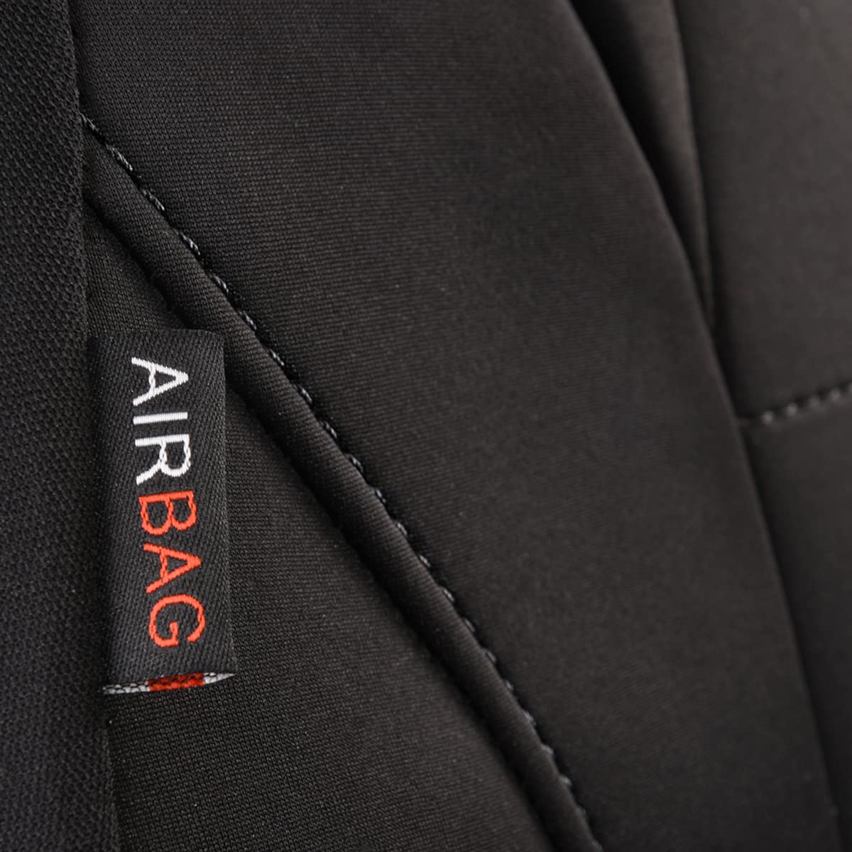 CAR Pass Neoprene Waterproof Two Front Car Seat Covers Set- Universal Fit for Vehicles, Airbag Compatiable(Black) 🍁 All In One Marketplace Canada