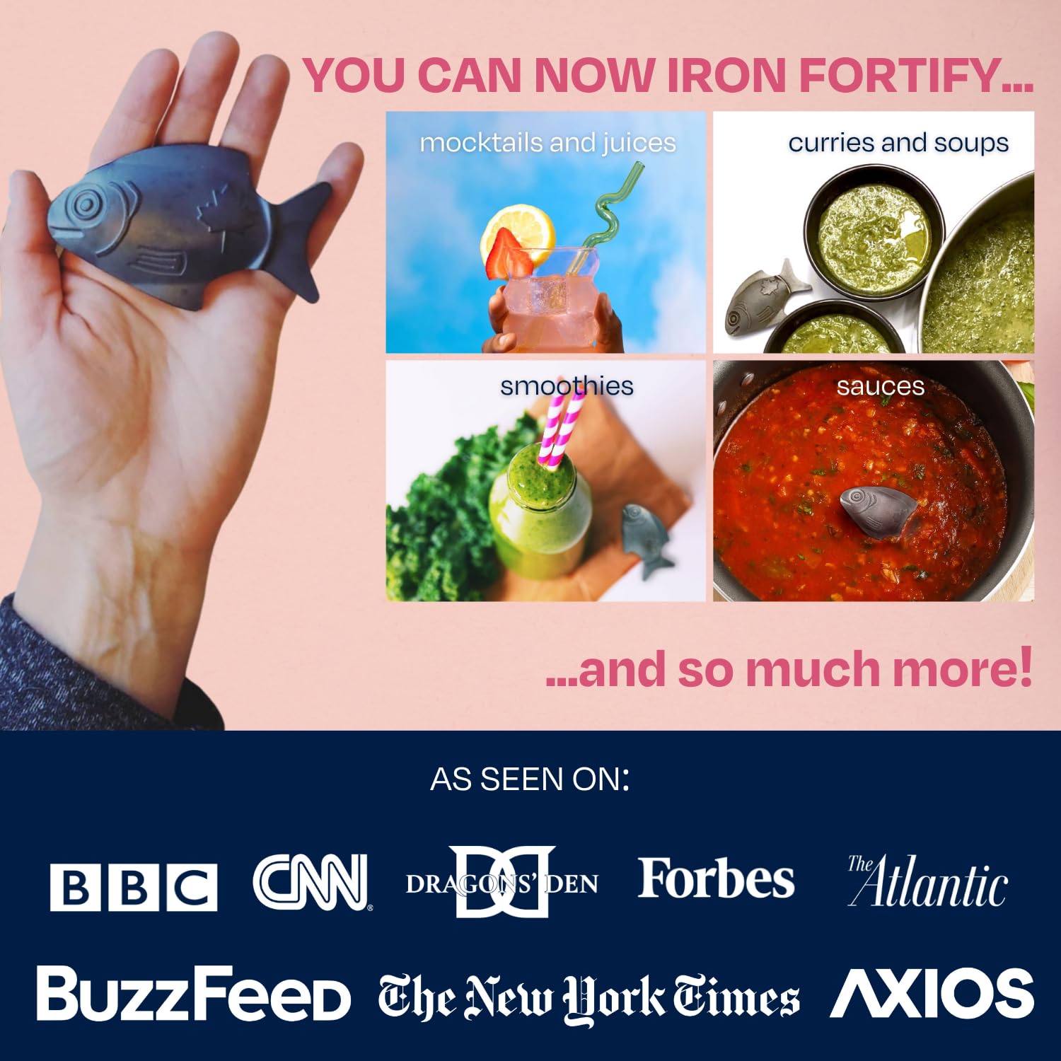 The Original Lucky Iron Fish ®. An Iron Supplement Alternative to Reduce Deficiency. No Side Effects. Use once daily - 5 year supply included. Canadian-Owned. 🍁 All In One Marketplace Canada