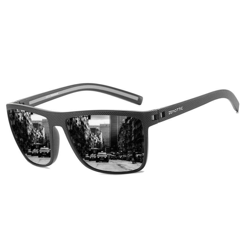 ZENOTTIC Polarized Sunglasses for Men Lightweight TR90 Frame UV400 Protection Square Sun Glasses 🍁 All In One Marketplace Canada