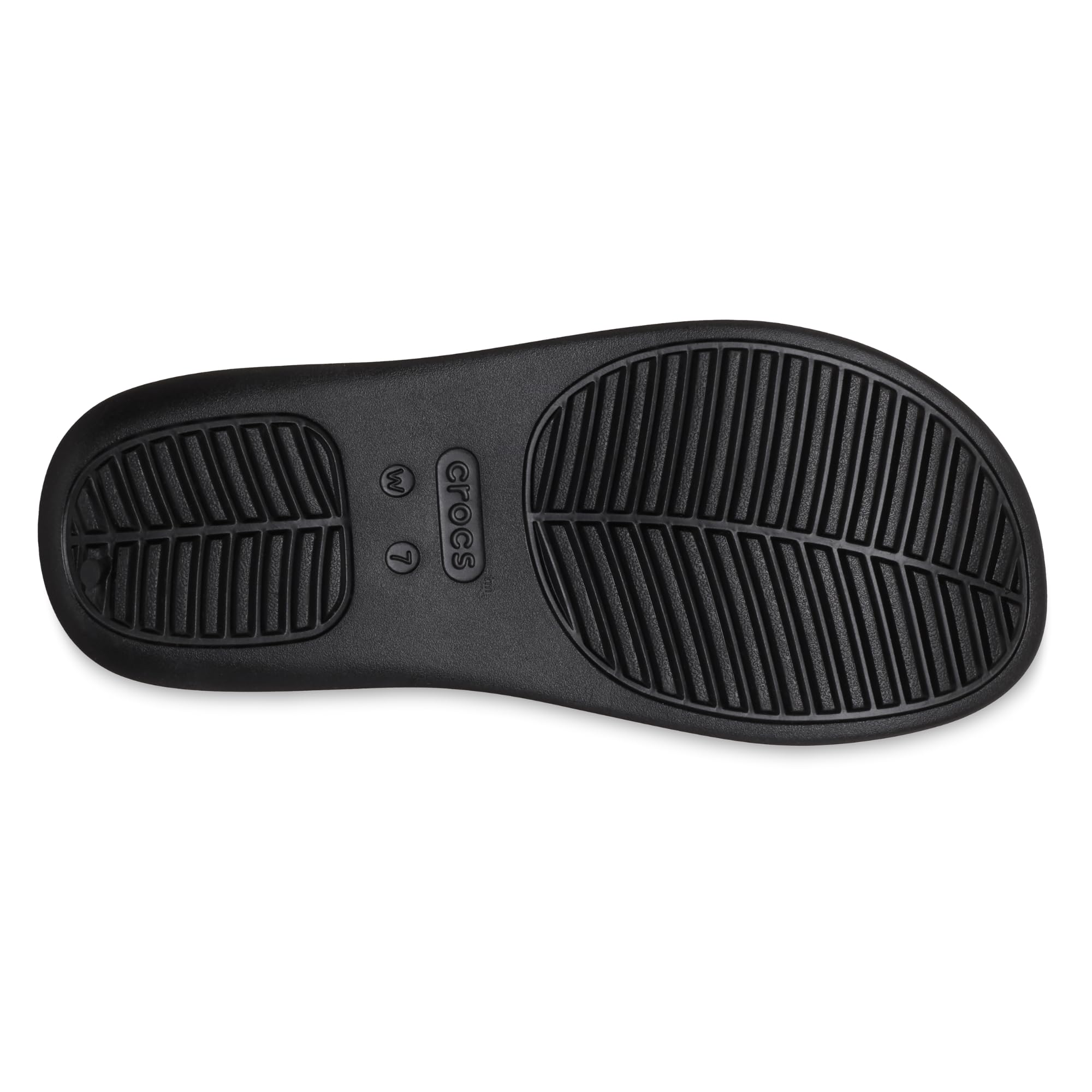 Crocs Women's Getaway Platform Flip Flops, Wedge Sandals for Women, Black, 7 🍁 All In One Marketplace Canada