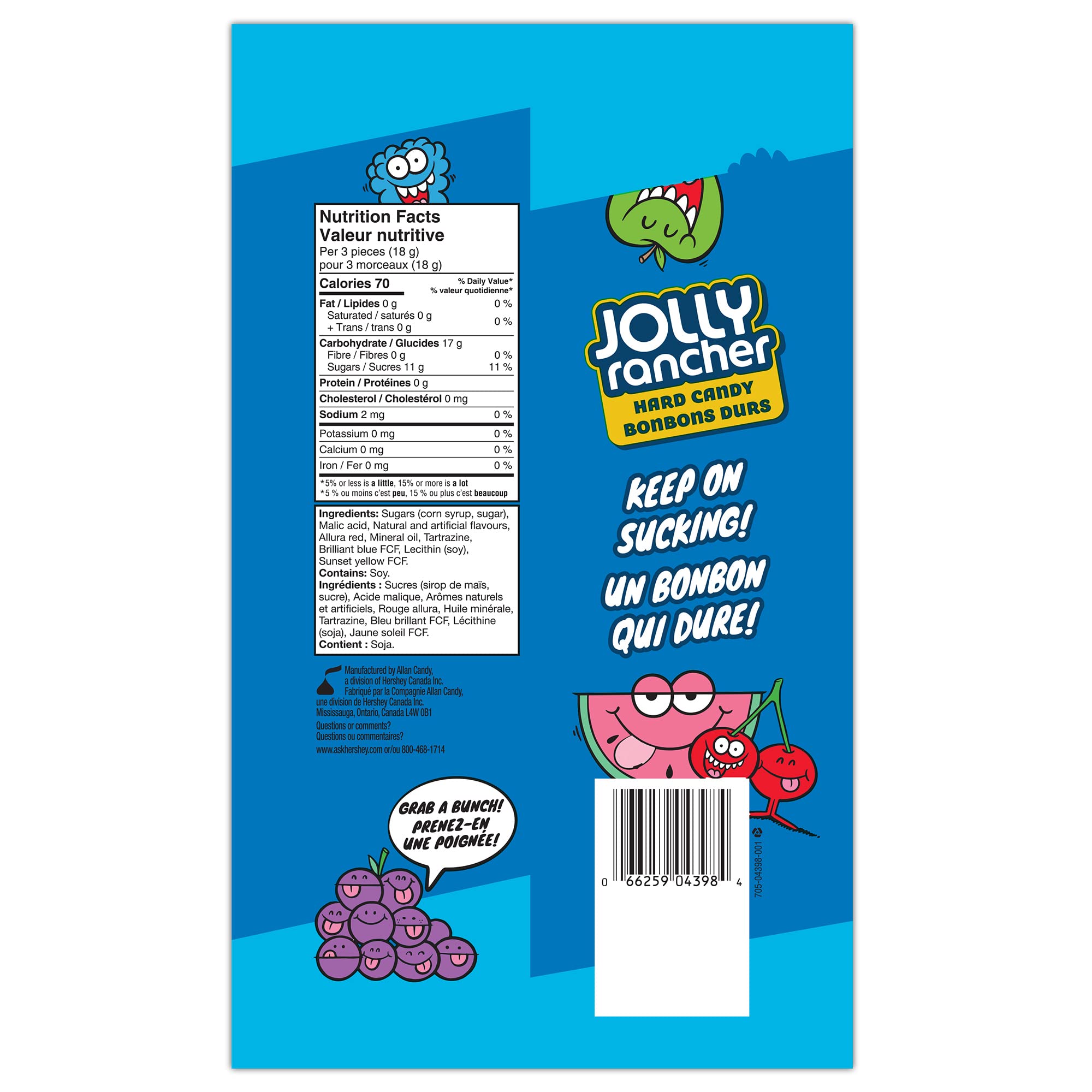 JOLLY RANCHER Assorted Hard Candy, 360 Count (2.26kg) – Individually Wrapped Fruity Candy for Gifts & Sharing 🍁 All In One Marketplace Canada