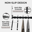 MORALVE Pants Hangers Space Saving - 2 Pack - Non-Slip Multi-Layer Space Saving Hangers - Multifunctional Clothing Rack for Closet Storage - Ideal for Jeans, Trousers, Skirts, Scarves & Slacks (Black) 🍁 All In One Marketplace Canada