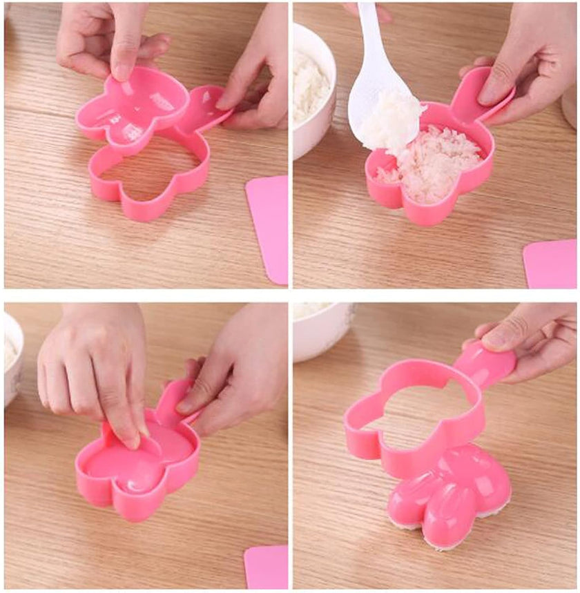 Japanese Mimy Rabbit Rice Ball Mold Set