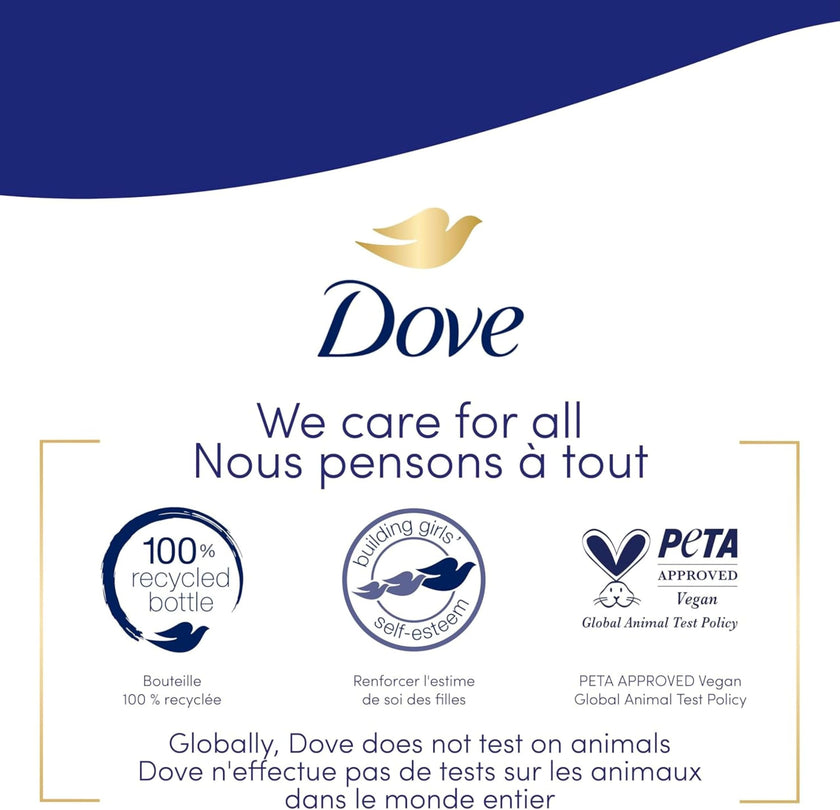 Dove Advanced Care Deep Moisture Hand Wash for soft, smooth skin Bottle Refill nourishes skin 10 layers deep 1 L (Pack Of 3) 🍁 All In One Marketplace Canada