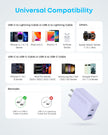 Anker iPhone 16 Charger, 2-Pack 20W Fast USB C Charger Block, for iPhone 16/16 Pro Max/15 Series/iPad Pro and More (Purple, 2 Pack & 2 Cable) 🍁 All In One Marketplace Canada