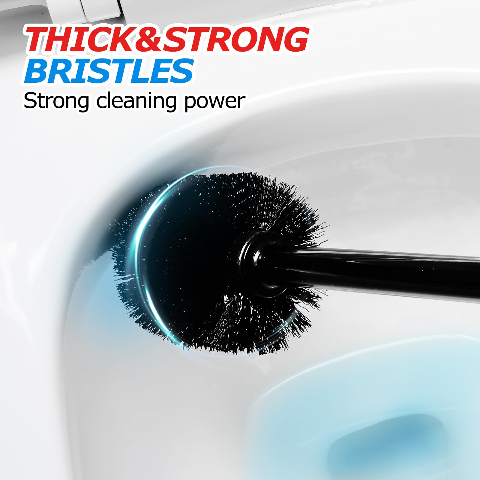 FORASTO 2 in 1 Toilet Brush and Plunger Set, Extended Handle, Bathroom Cleaning Tools, Toilet Bowl Brush and Plungers Combo, Bathroom Cleaning Supplies, Charcoal 🍁 All In One Marketplace Canada