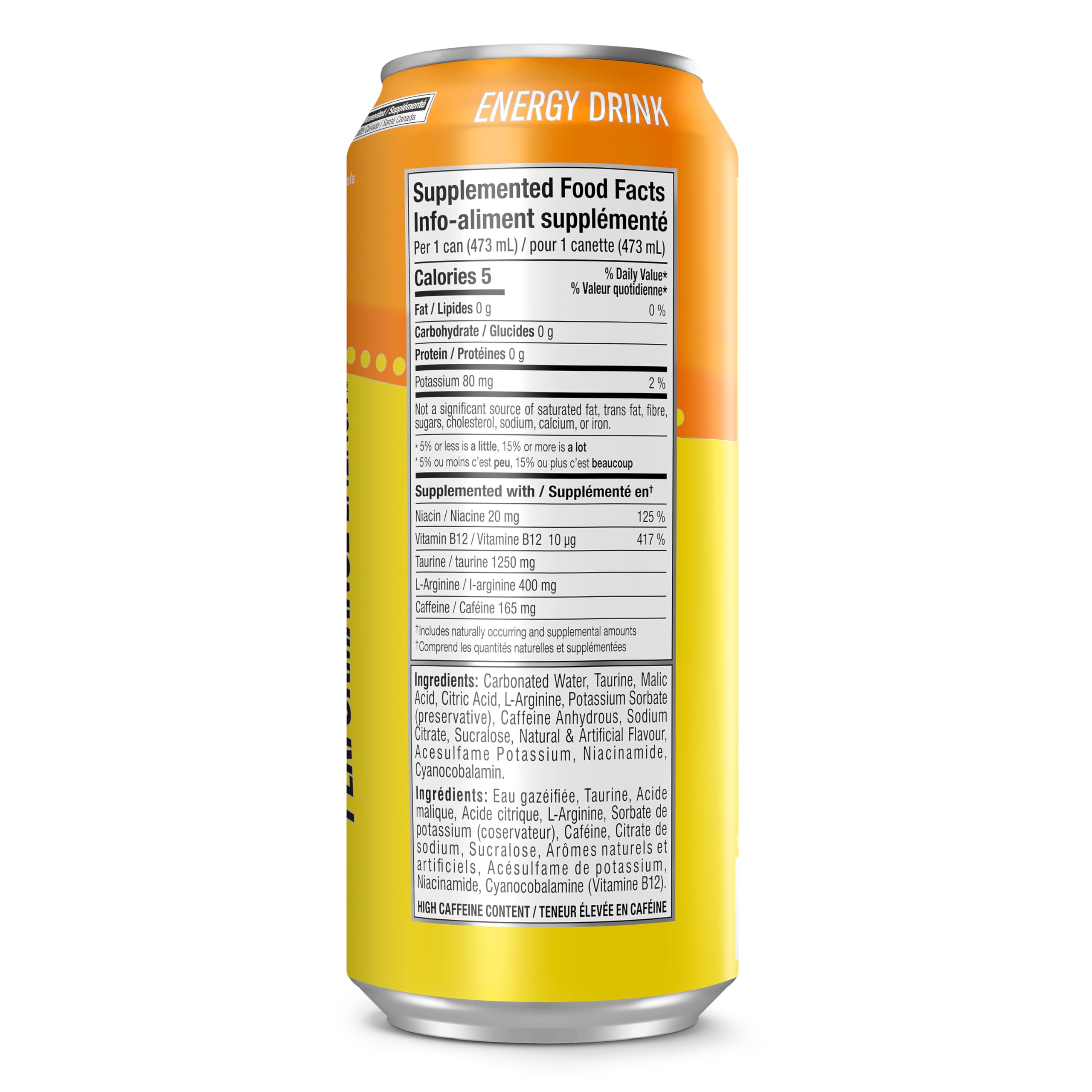 Cellucor C4 Performance Energy Drink, Creamsicle, Carbonated Sugar Free Drink with no Artificial Colours or Dyes, 473mL, 12 count 🍁 All In One Marketplace Canada