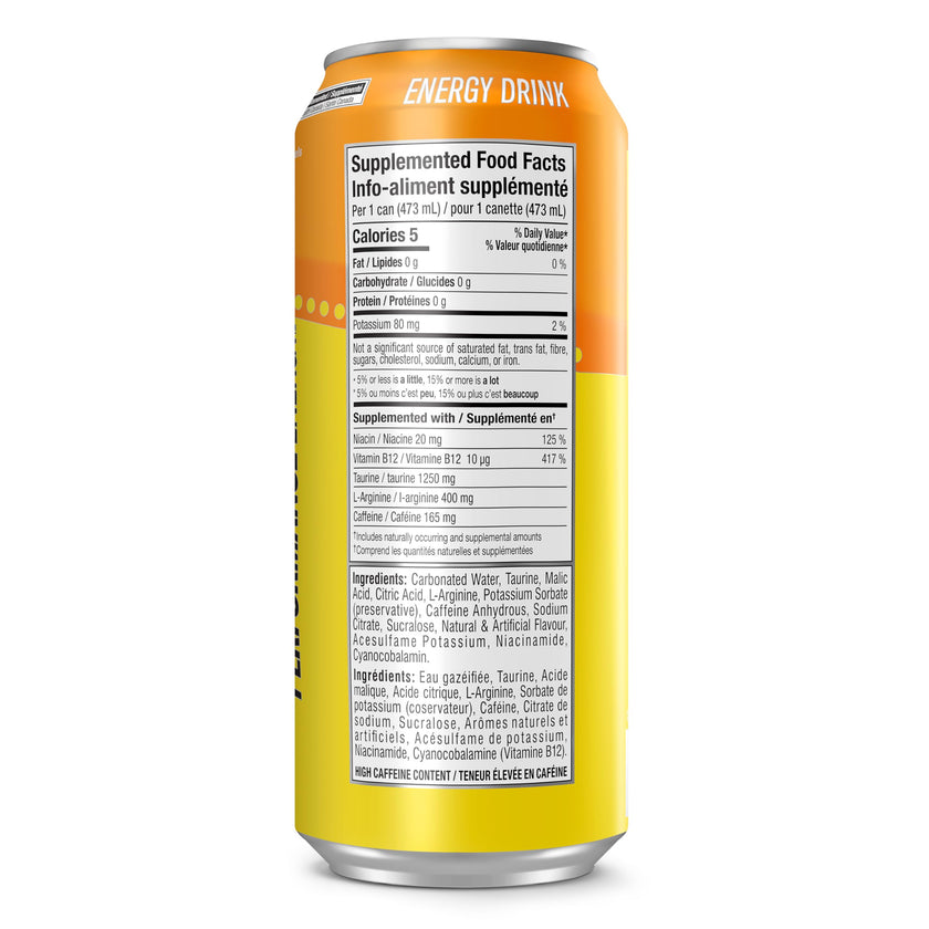 Cellucor C4 Performance Energy Drink, Creamsicle, Carbonated Sugar Free Drink with no Artificial Colours or Dyes, 473mL, 12 count 🍁 All In One Marketplace Canada