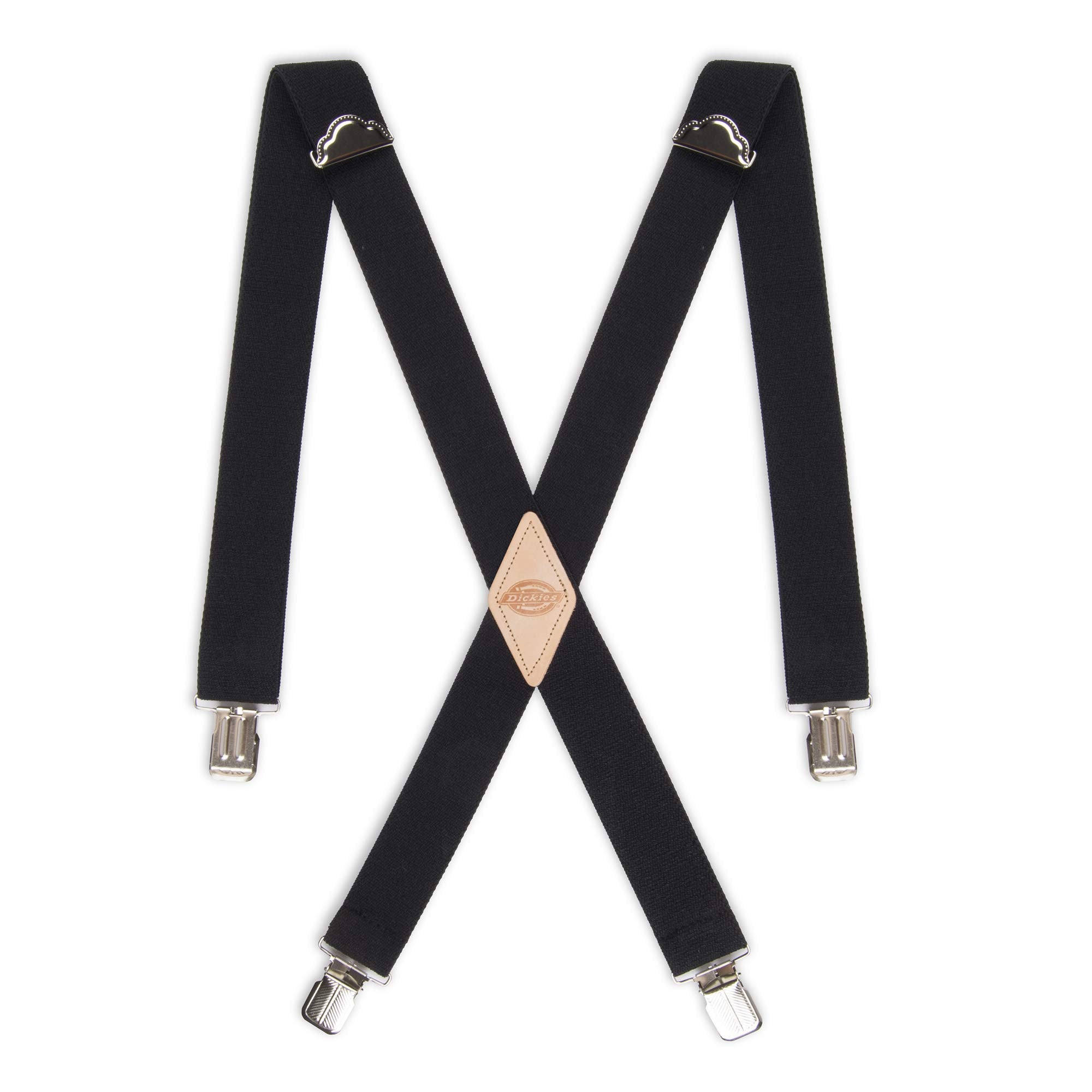 Dickies Men's 1-1/2 Solid Straight Clip Suspender, Black, One Size 🍁 All In One Marketplace Canada