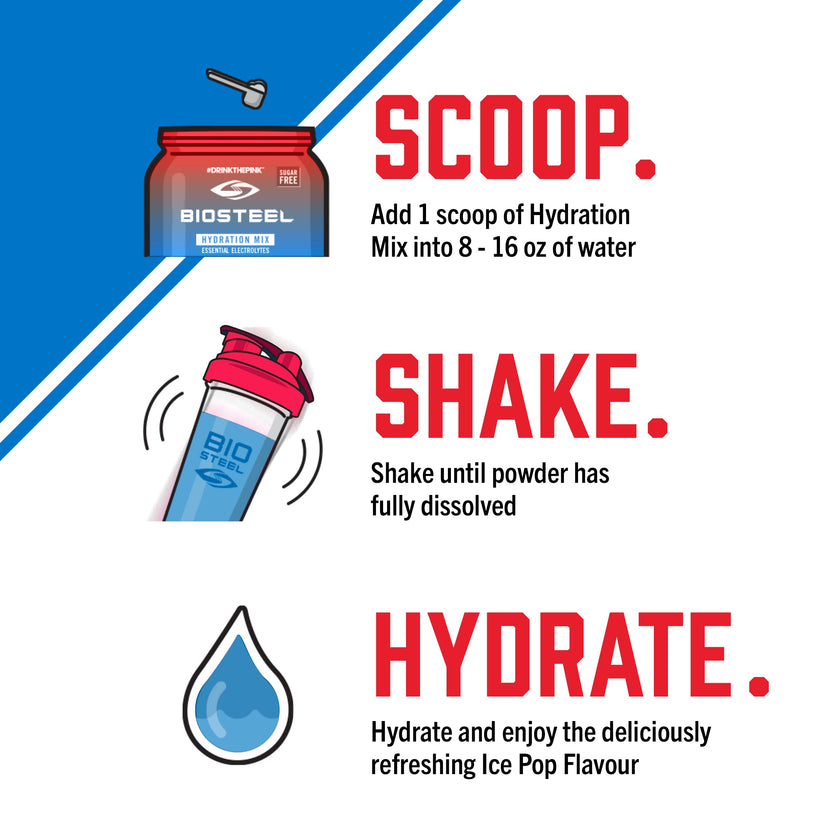 BioSteel Electrolyte Hydration Mix, Ice Pop, 45 Servings 🍁 All In One Marketplace Canada