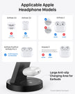 Anlmz 3 in 1 Charging Station for iPhone, Wireless Charger for iPhone 17 16e 16 15 14 13 12 11 X Pro Max & Apple Watch - Wireless Charging Station for AirPods 4 3 Pro 🍁 All In One Marketplace Canada