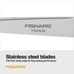 Fiskars 8 Inch Titanium Softgrip Scissors, Color 3 Pack 🍁 All In One Marketplace Canada