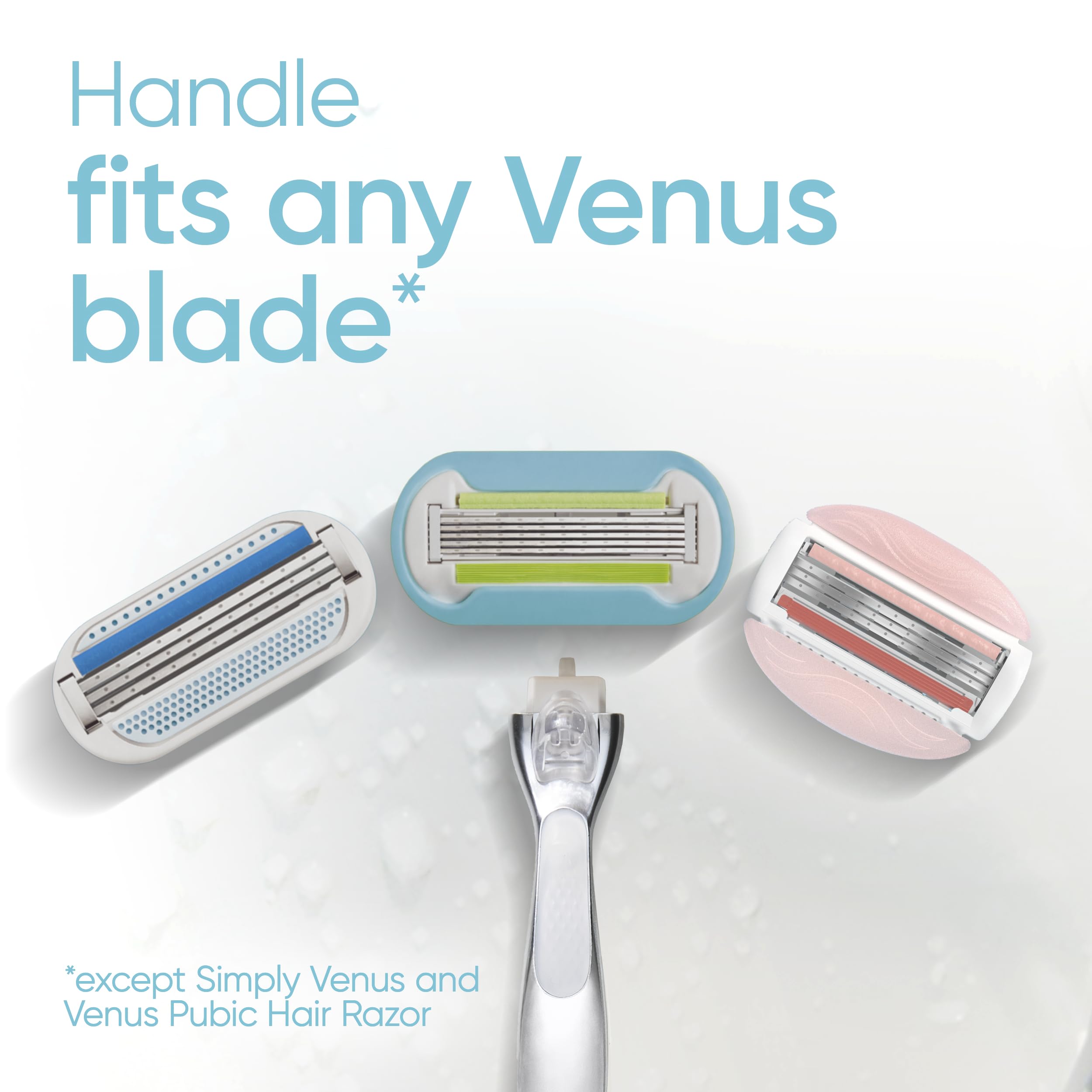 Gillette Venus Razor Blades for Women, Platinum Extra Smooth Razors, 5-Blade Cartridges, 1 Handle + 4 Refills + Shower Holder 🍁 All In One Marketplace Canada