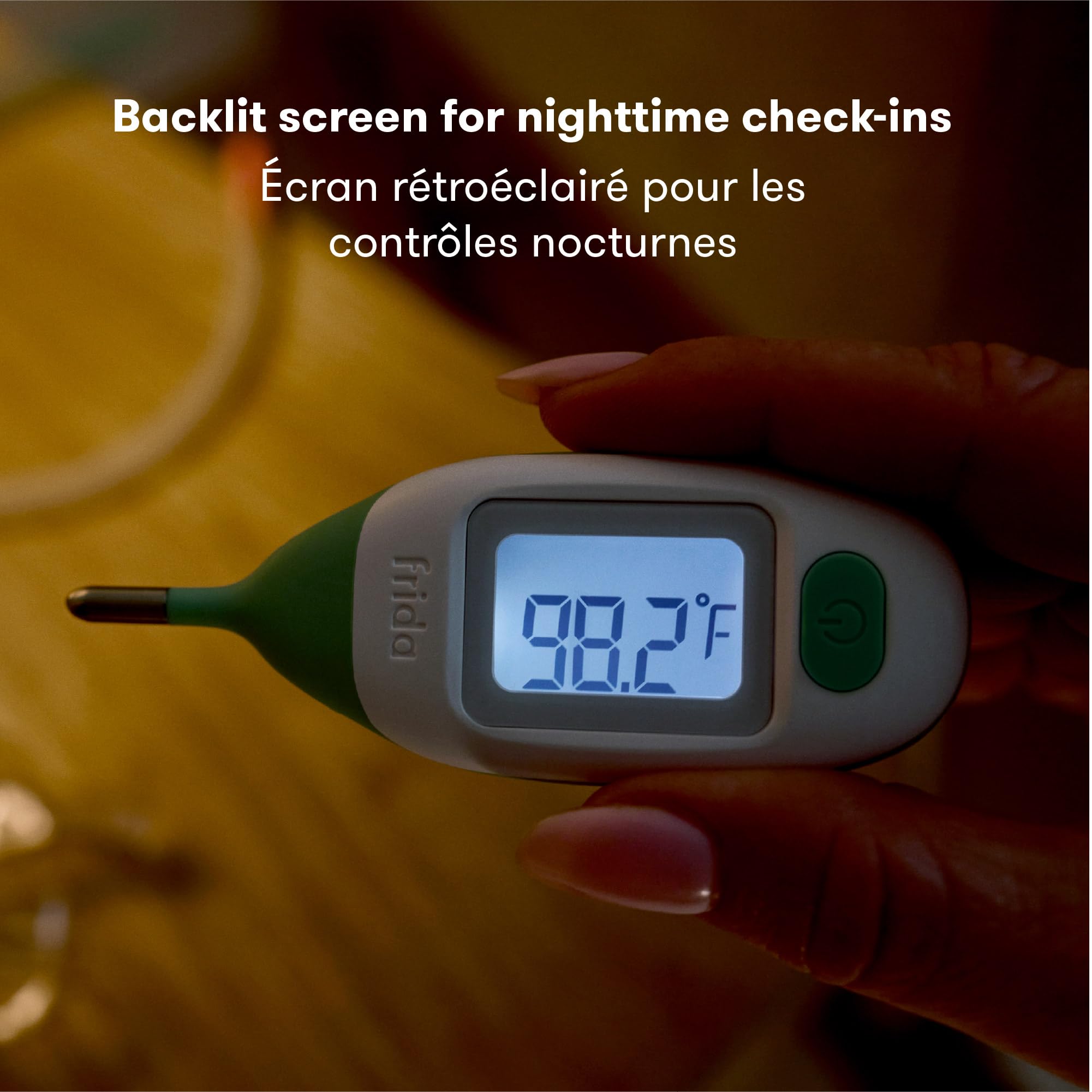 Frida Baby Rectal Thermometer for Babies, Digital Fever Thermometer for Babies, Newborns & Infants, Quick & Accurate Temperature Check, Water Resistant, Clear Case, Memory Holds Last 10 Readings 🍁 All In One Marketplace Canada
