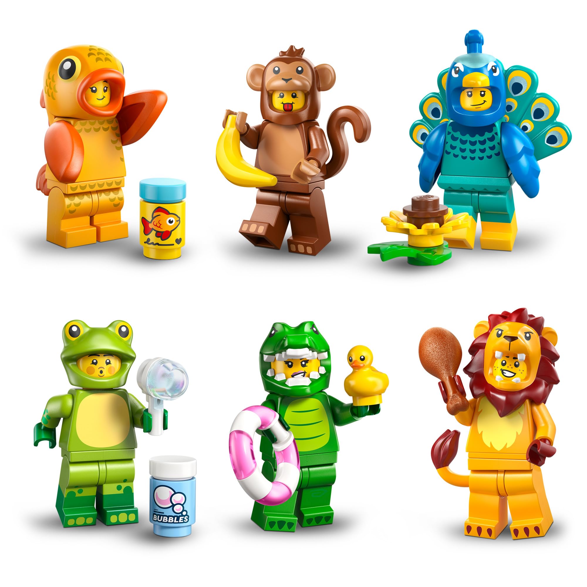 LEGO Minifigures Animal Series 28 6 Pack - Kids Toys in Sealed Mystery Boxes - Animal Themed Figures to Collect - Birthday Party Favors & Gift Idea for Boys & Girls, Ages 5+ - 66813 🍁 All In One Marketplace Canada