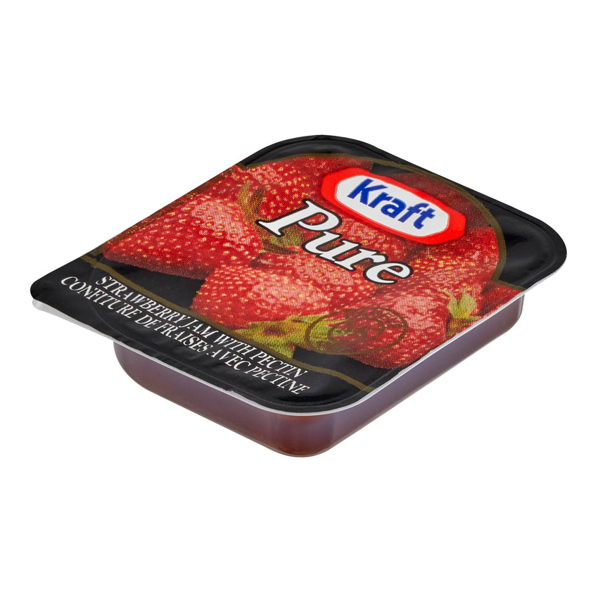 Kraft Pure Strawberry Jam with Pectin (140 x 10 mL Cups) 🍁 All In One Marketplace Canada