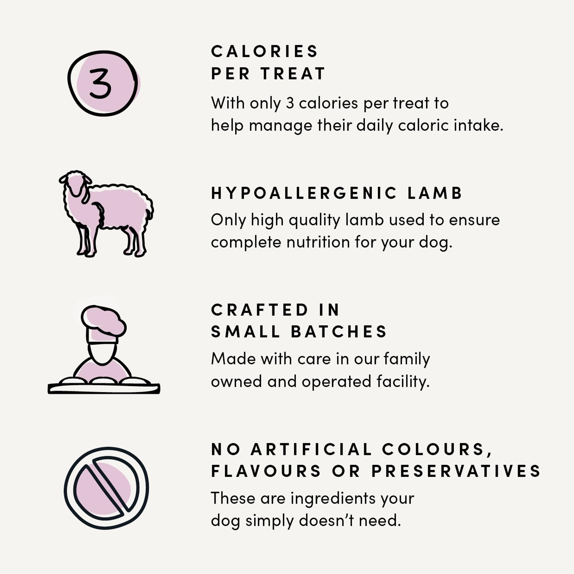 Crumps' Naturals, Mini Trainers Lamb (semi-Moist), 300 g, Dog Treats 🍁 All In One Marketplace Canada