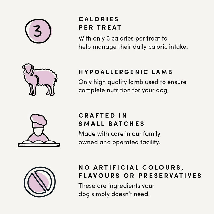 Crumps' Naturals, Mini Trainers Lamb (semi-Moist), 300 g, Dog Treats 🍁 All In One Marketplace Canada
