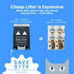 Boxie® Probiotic Cat Litter 40 Day Natural Odor Control, 16lb Clumping Kitty Litter (Clay) 🍁 All In One Marketplace Canada