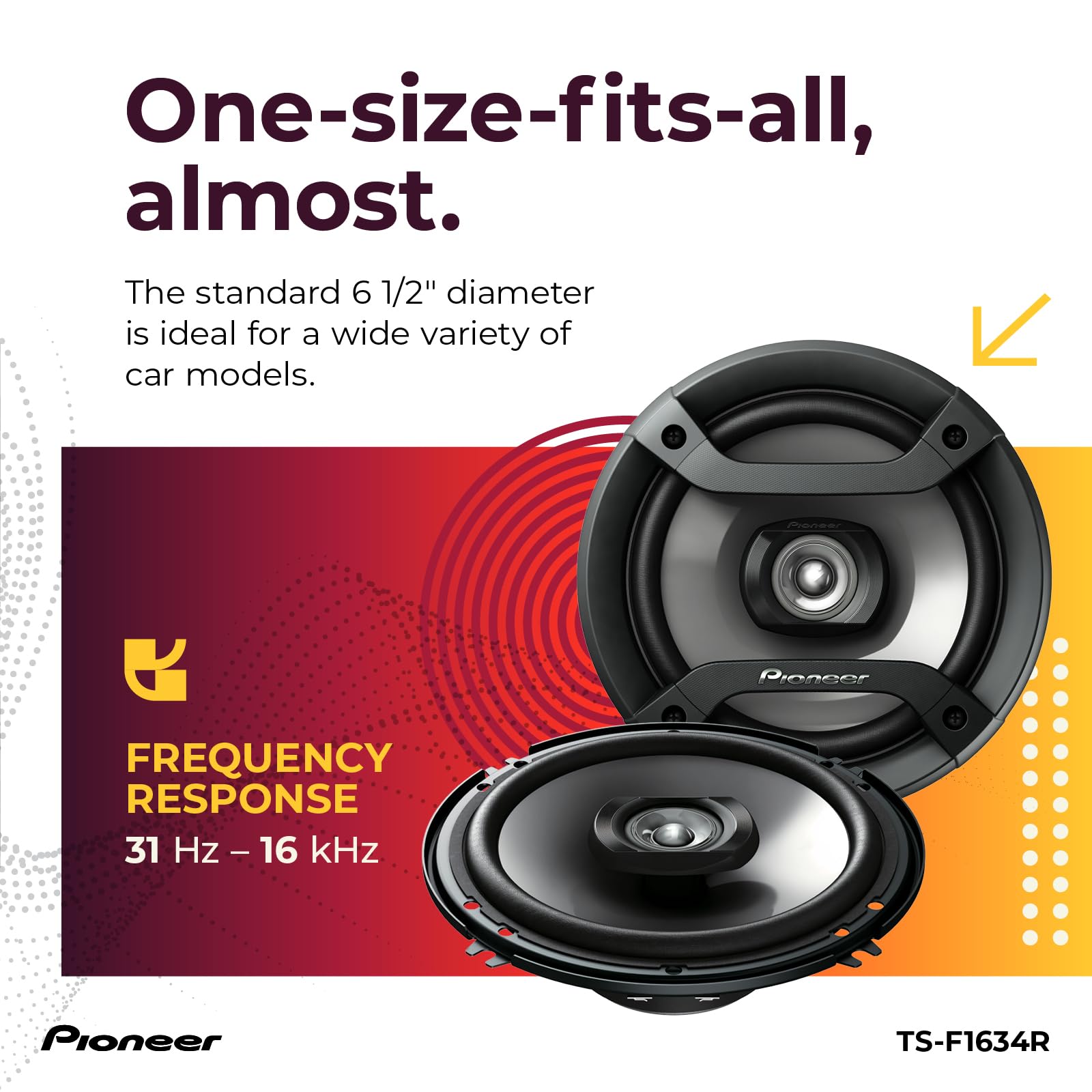Pioneer TS-F1634R 6.5