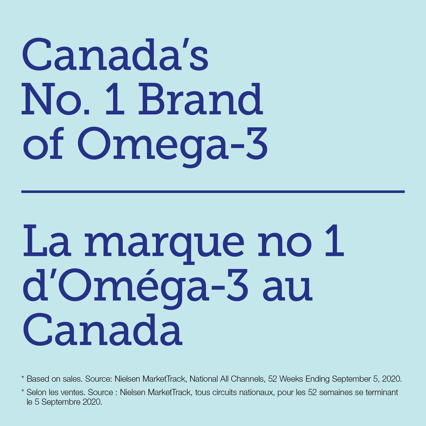 Webber Naturals Omega 3-6-9 1,200 mg Fish Oil, 180 Clear Enteric No Fishy Aftertaste Softgels, Supports Cardiovascular Health and Brain Function 🍁 All In One Marketplace Canada