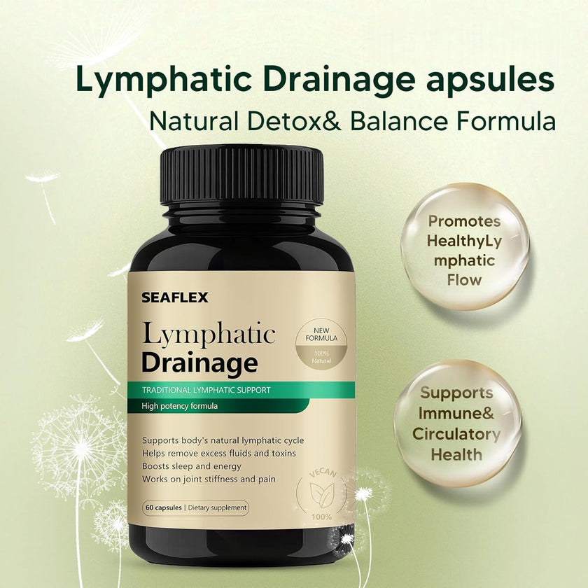 Lymphatic Drainage Capsules 60 Capsules – Lymphatic Drainage & Supports Cellulite Reduction 🍁 All In One Marketplace Canada
