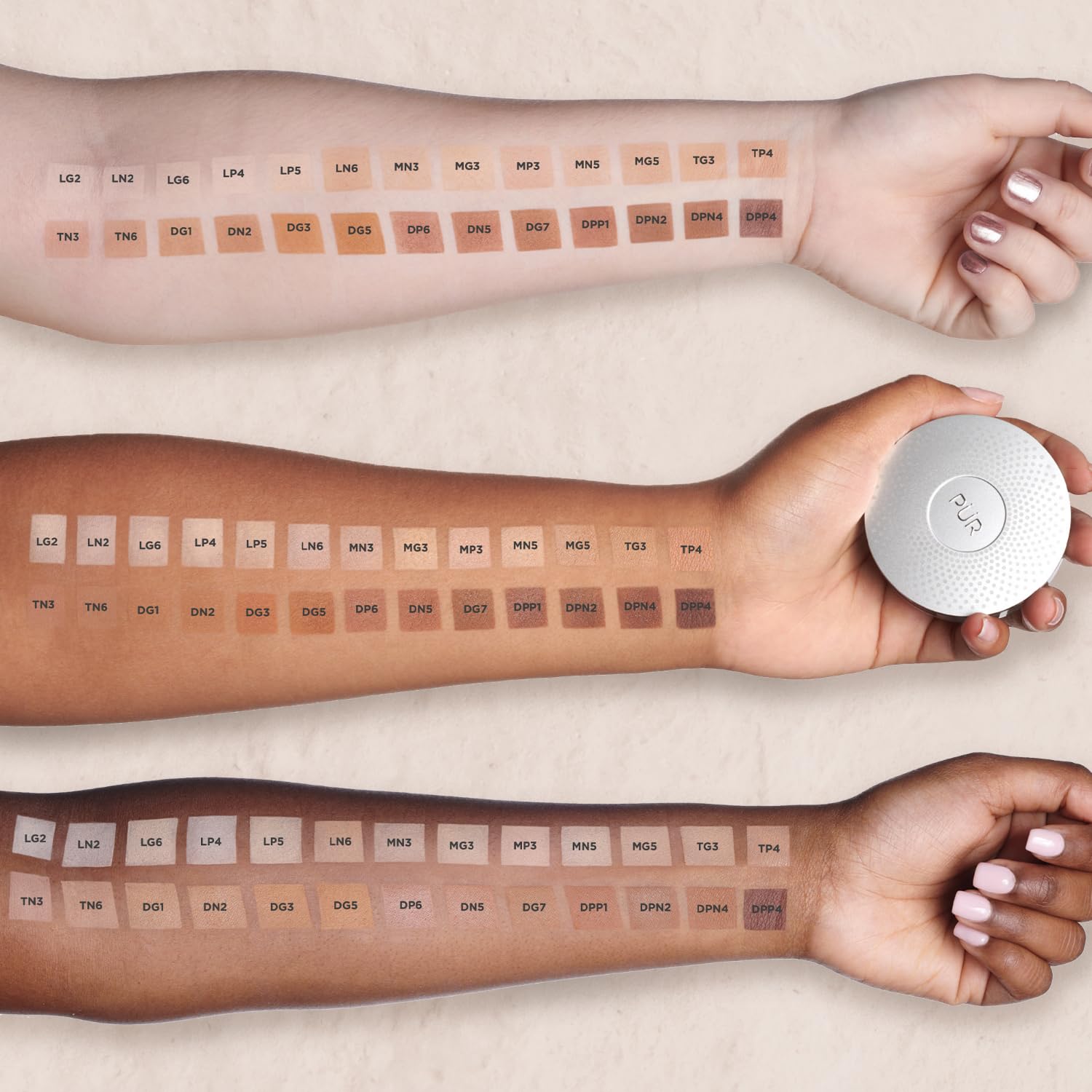 PÜR 4-in-1 Pressed Mineral Makeup with Skincare Ingredients in Linen, 0.8 Pound 🍁 All In One Marketplace Canada