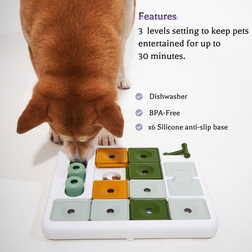 Barkwhiz Dog Treat Feeder Toy,Interactive Dog Toys Various Levels of Play, Slow Feeder for Dogs Mental Stimulation, Puzzle for Dog, Dog Toys for Large Medium Small Dogs 🍁 All In One Marketplace Canada