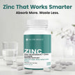 Nutrawave 2-IN-1 Zinc Supplements, High Absorption Formula 50 mg Zinc Gluconate + Zinc Citrate Chelated Stomach-Friendly Immune Booster, Healthy Skin, Hair, Nails & Bones, For Men & Women, Vegan, 6-Month Supply 🍁 All In One Marketplace Canada