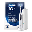Oral-B iO Deep Clean + Protect Rechargeable Electric Toothbrush, White with Visible Pressure Sensor, 5 Cleaning Settings, 2 Min Timer, an iO Series 7 Toothbrush, 2 Replacement Brush Heads, and Charging Travel Case 🍁 All In One Marketplace Canada